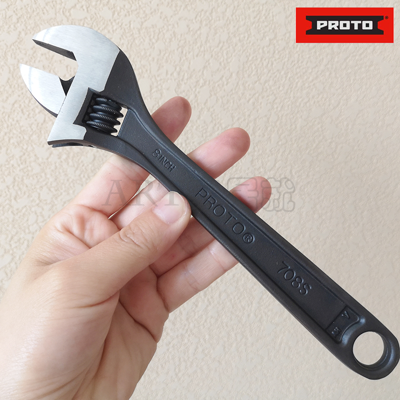 PROTO工具英制发黑活动扳手 4寸 J704S J706S J708S  J710S J712S