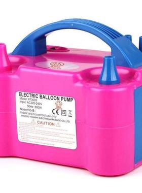 electric balloon blowing air pump double hole inflator气球