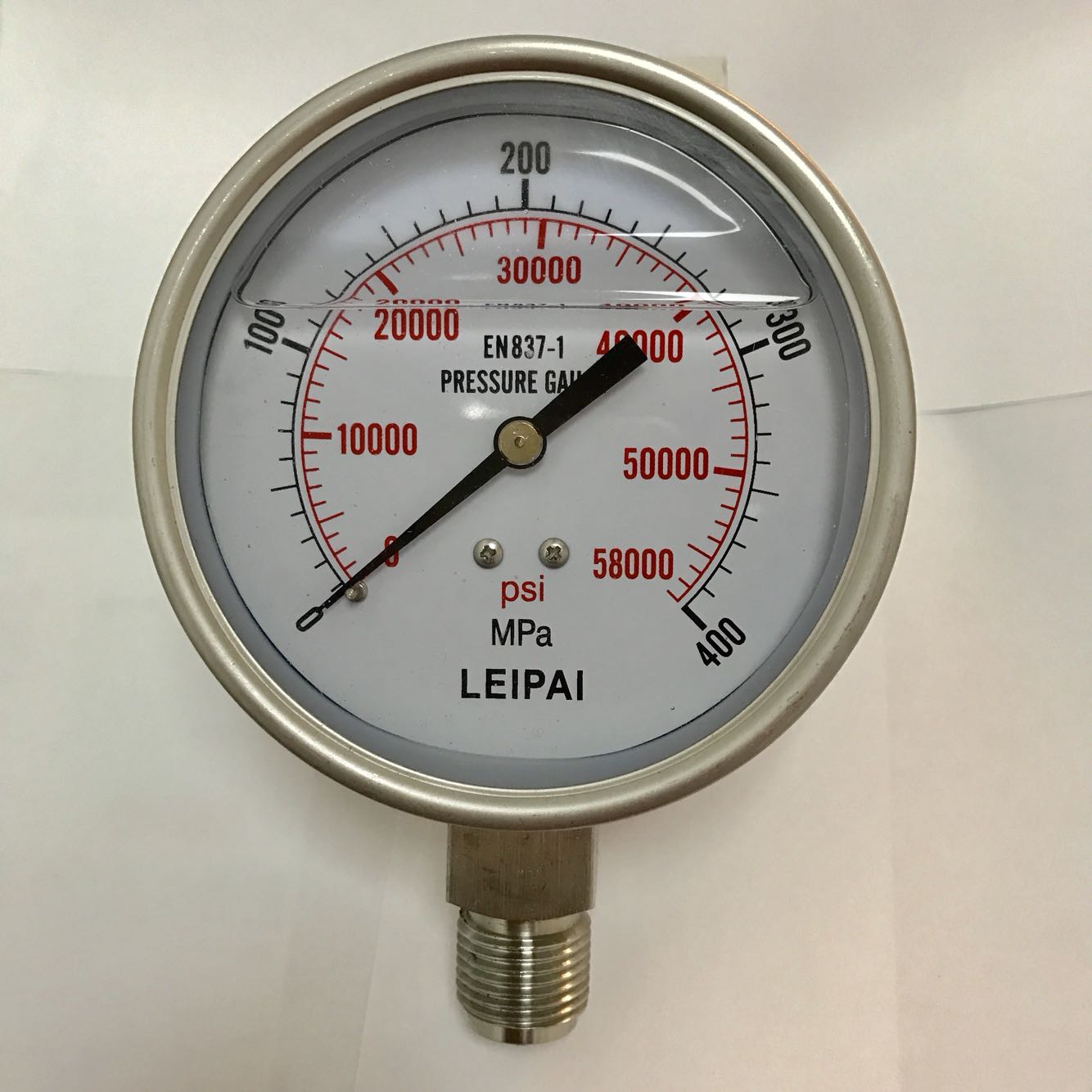 超高压力表螺纹不锈钢耐