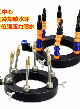 欧维尔OW-SQ8喷水环加工中心主轴喷水环喷头喷嘴万向冷却喷水金属