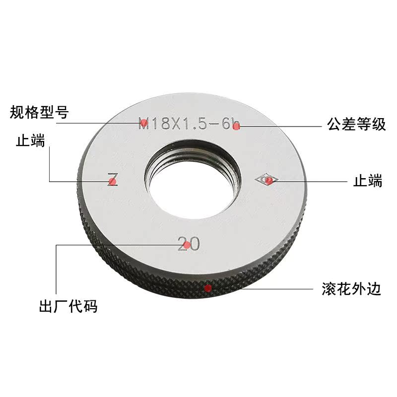 哈量螺纹环规通止牙细精
