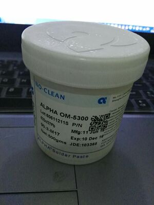 ALPHAOM5300焊锡膏 阿尔法OL107E有铅锡膏 免洗锡浆63/37锡膏