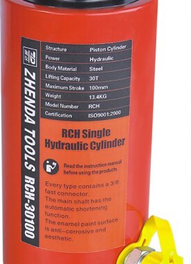 RCH-30100中空千斤顶 30吨液压空心千斤顶 30t行程100MM行程