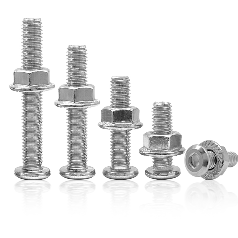 不锈钢平头倒边内六角螺