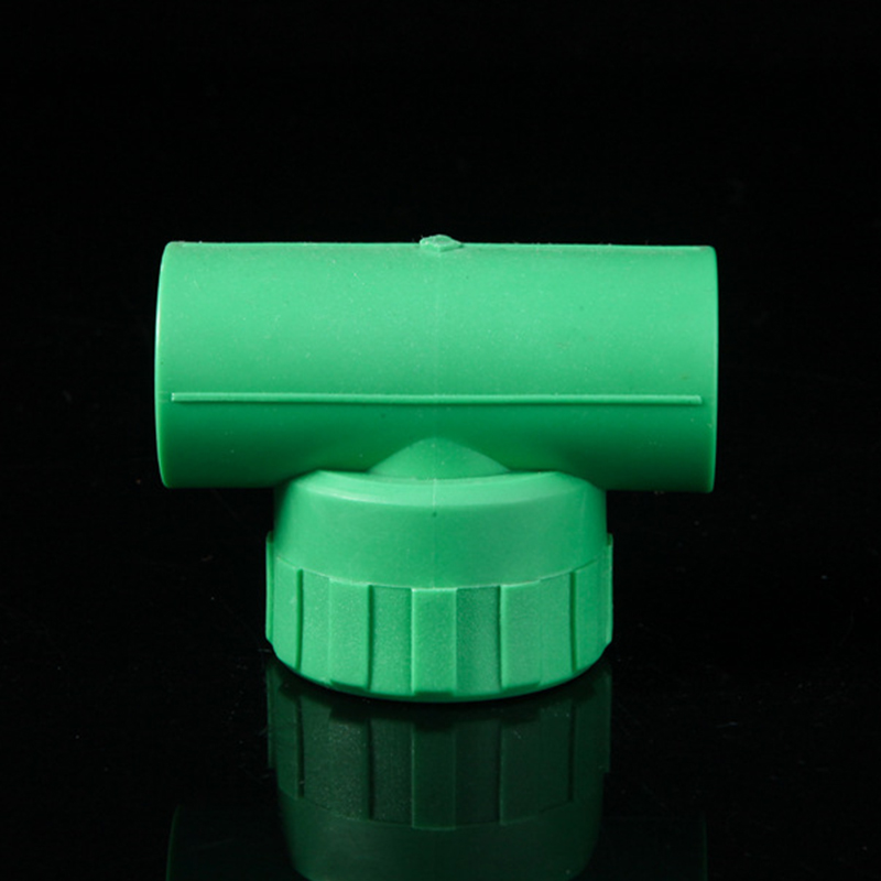 绿色内丝三通分管寸牙热