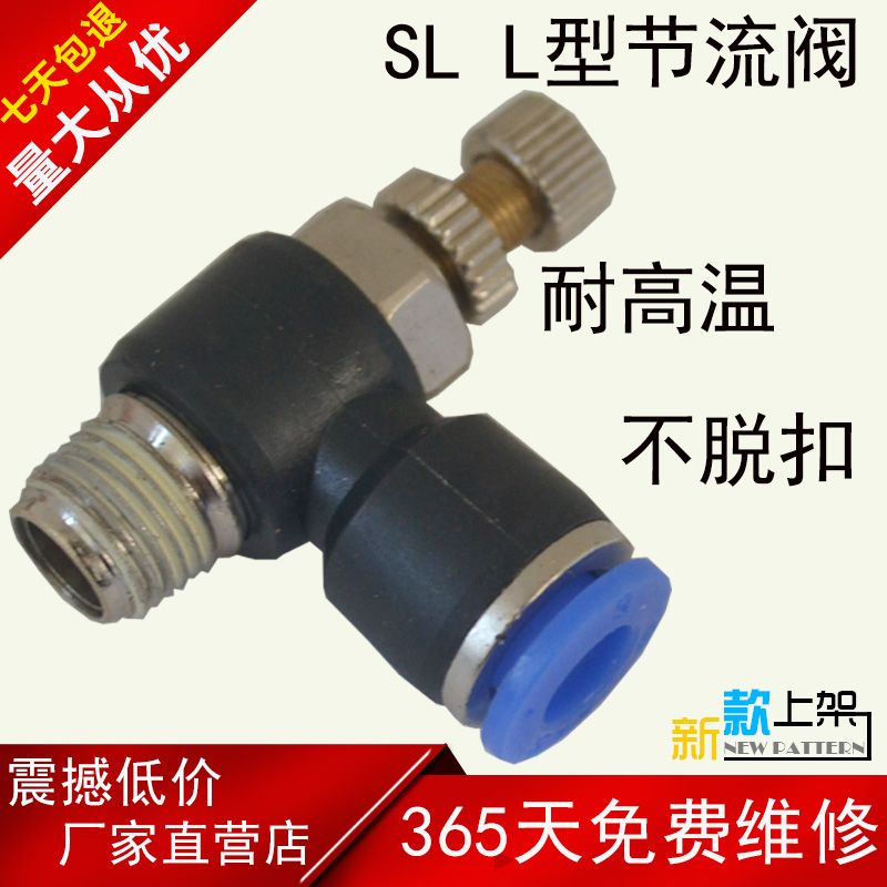 快速接头调速开关JSC8-02调节阀节流阀SL6-M5/4-01/10-03/12-04