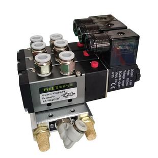 8气动控制阀交流AC220V换向阀新疆西藏专链 电磁阀二位五通4V210