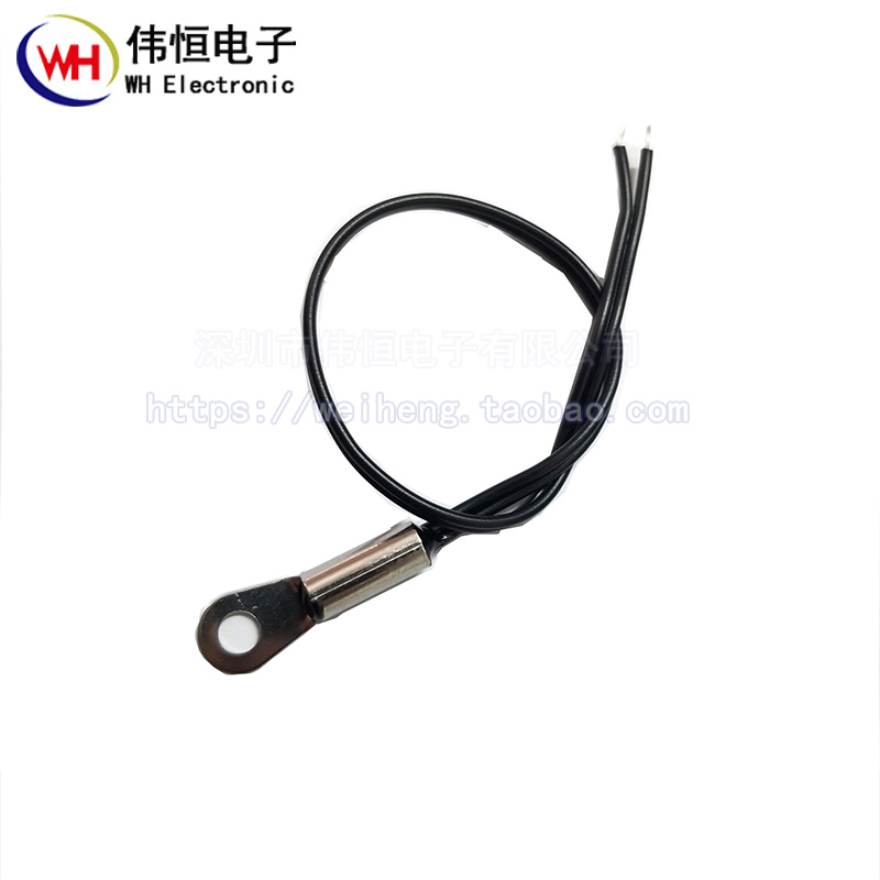 OT端子孔径4.2MM  M4 NTC热敏电阻 15K B值3950 1%线长150MM 镀锡