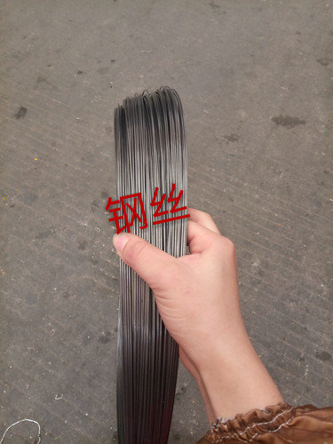 18号钢丝穿线管拉电线钢丝穿线器原色黑色 拉线捆东西钢线