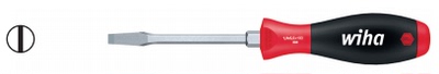 德国进口wiha威汉308六角杆一字螺丝刀12x200mm螺丝批00739