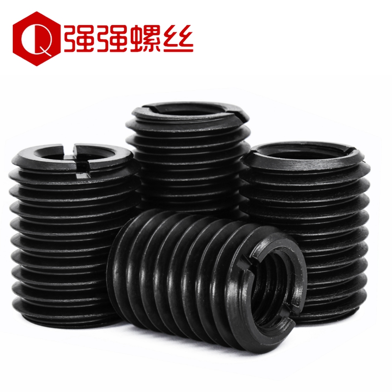 发黑号钢加硬内外牙螺套