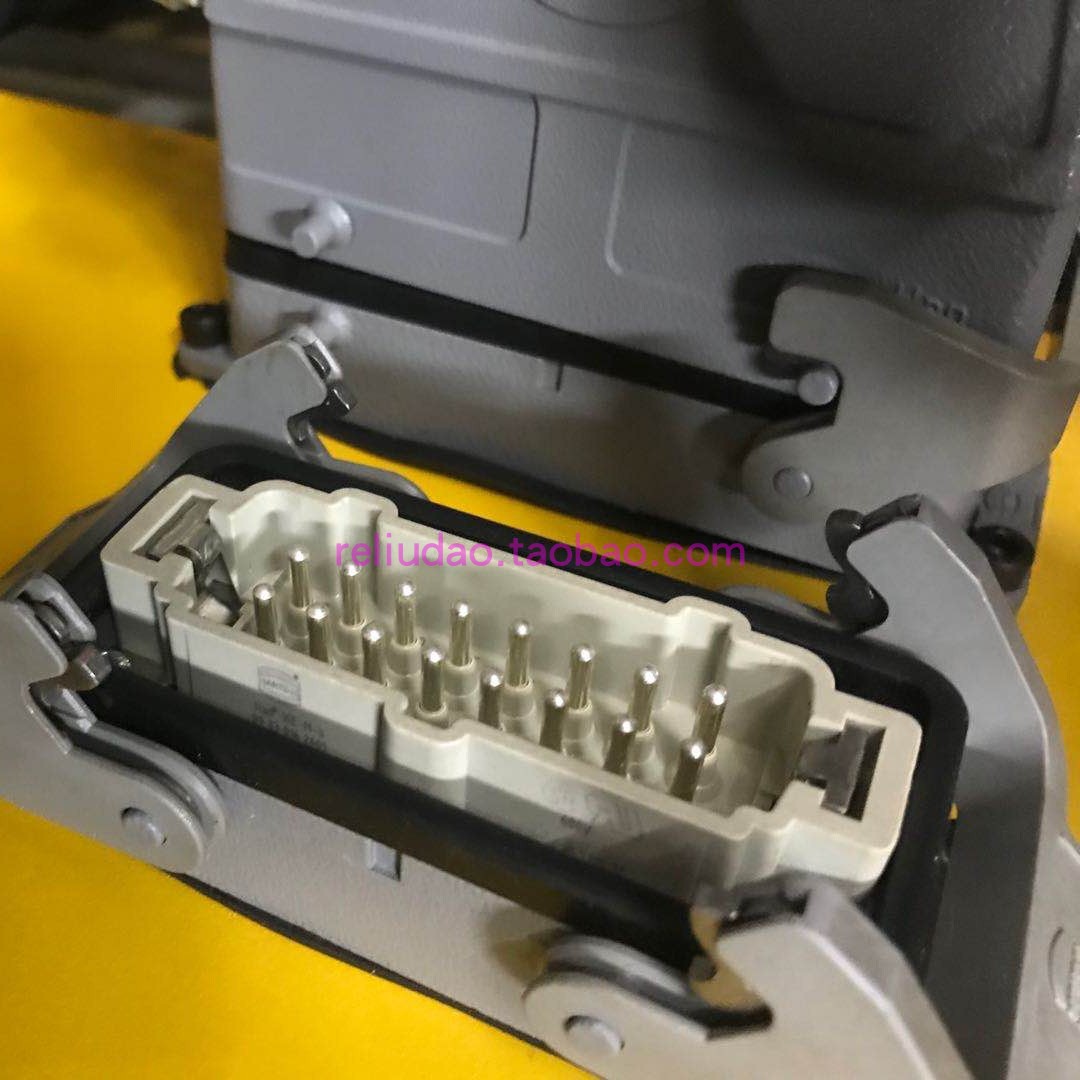 HARTING连接器09330162601公芯09300160301底座16针热流道插头座