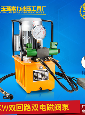 DB150-D2电动液压泵带双电磁阀 液压泵站,油压机 双回路液压机