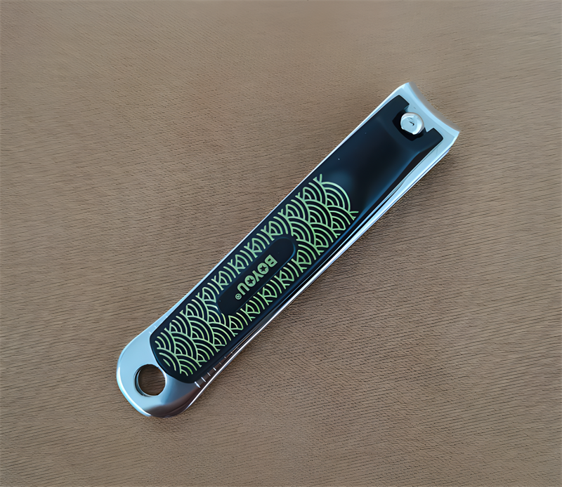 博友指甲刀修甲刀家用小巧迷你小号单个平口指甲剪斜口脚指甲钳女