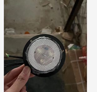 挂车示宽灯 螺丝固定mini橡皮24V大货车中集 电子LED后示廓