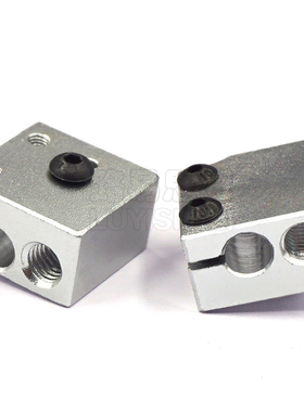 3D高品质 E3D火山口加热块 e3d快速喷头热端挤出头套件加热铝块