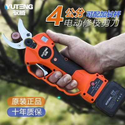 电动修枝剪刀高果树锂充