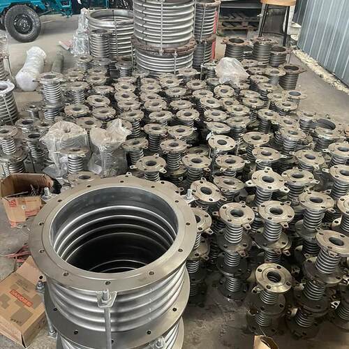 伸缩膨胀节法兰不锈钢波纹316L304连接软节DN100焊接 补偿器金属