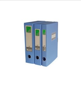 华杰H828 细纹粘扣A4档案盒 文件盒 资料盒 5.5cm厚 新塑料