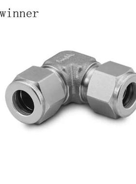 Topwinner气动卡套直角弯头气动接头6MM 8MM 10MM 12MM气管接头