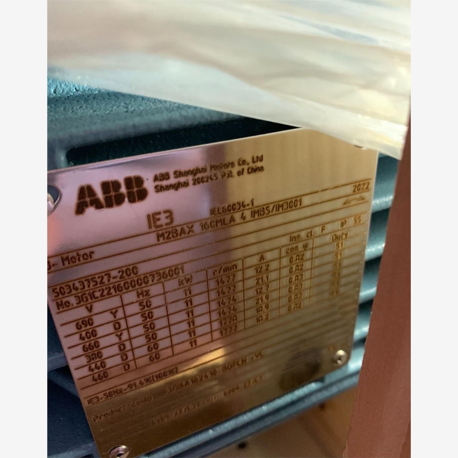 最新到货ABB电机M2X16CML