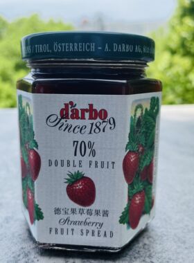 darbo strawberry欧洲进口德宝草莓果酱200克 蛋糕面包果酱