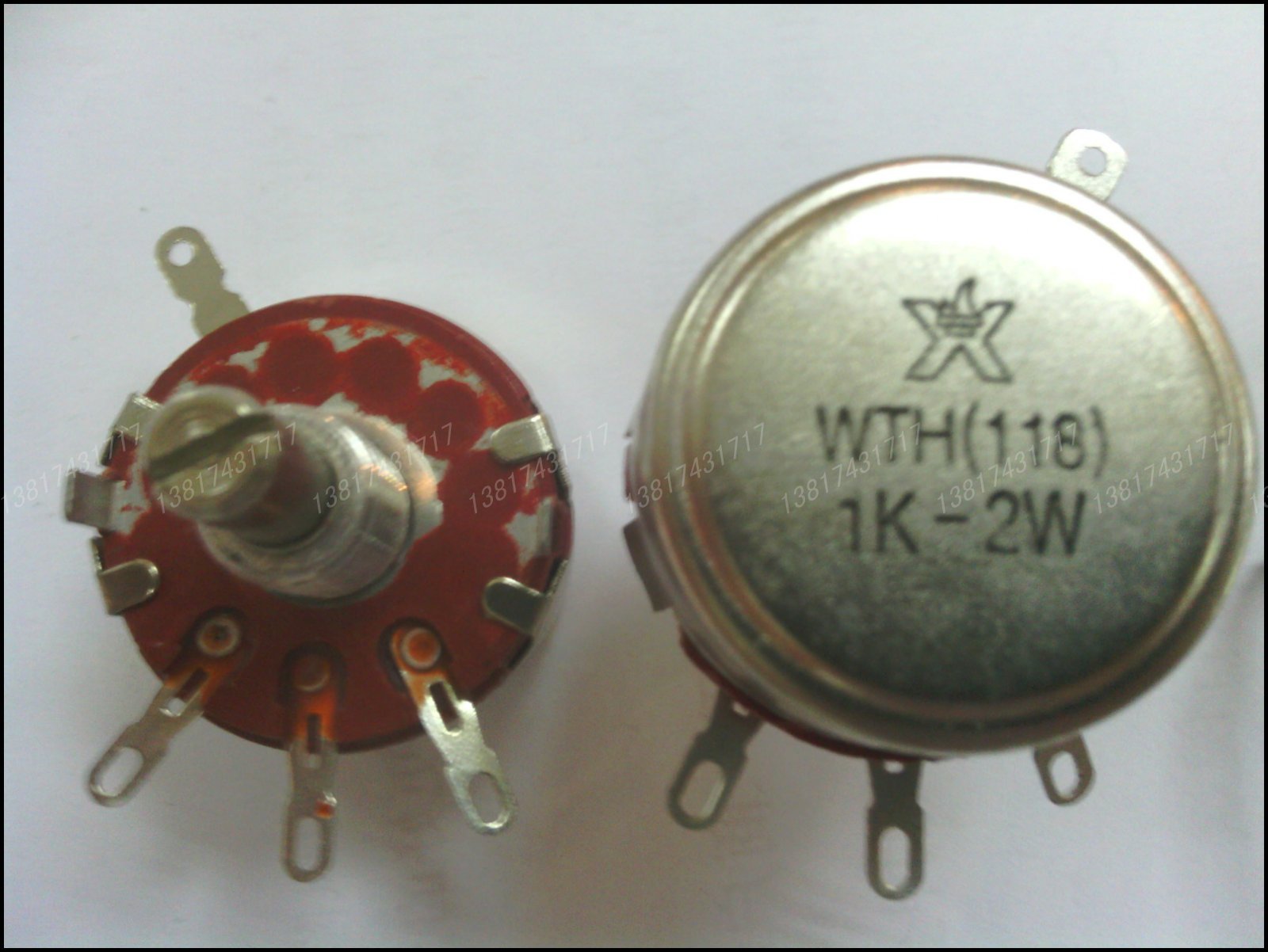 WTH-118 1k 2.2K 4.7K-2w 电位器 电子