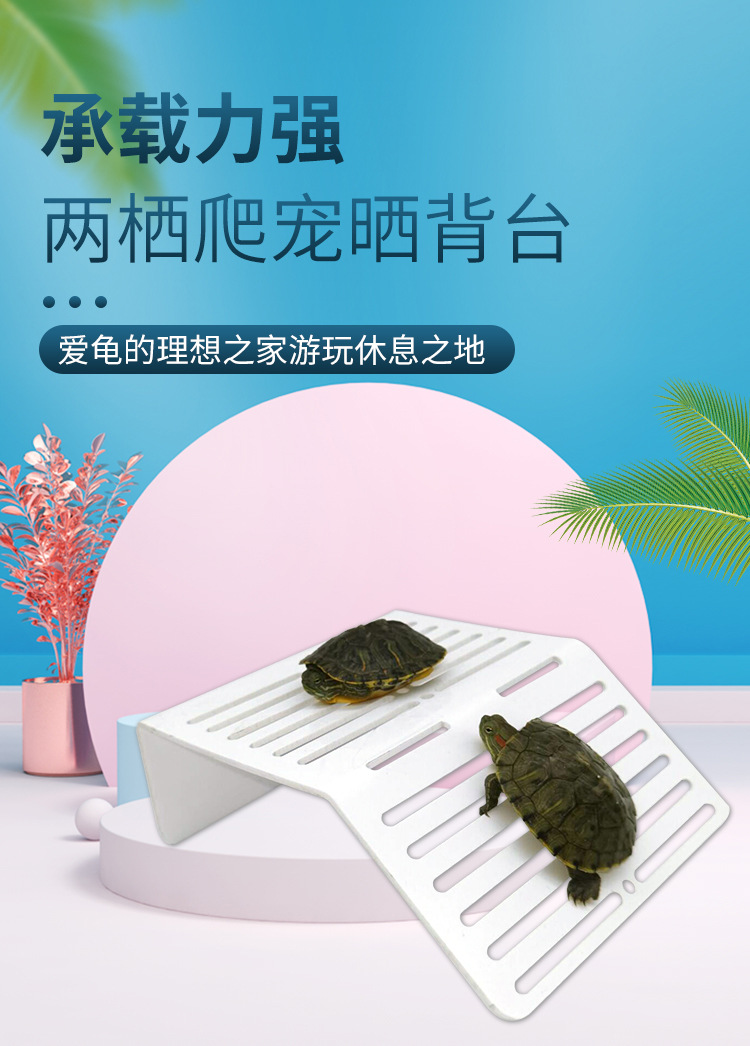 爬虫乌龟下沉式性缸浮岛