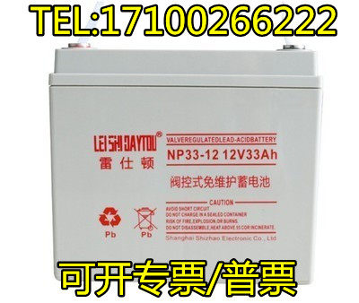 LEISHIDAYTOU雷仕顿蓄电池NP33-12原装正品12V33AH消防机房UPSEPS