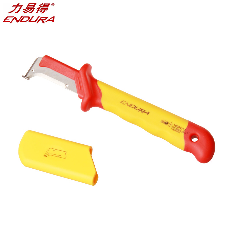 力易得电工刀绝缘缆剥线