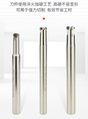数控TRS圆鼻立铣刀杆R2.5 R3 R3.5圆弧小径刀杆ERX飞刀RDMW0501