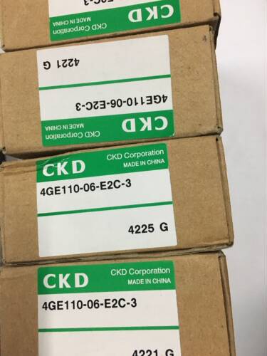 日本CKD电磁阀4GB110/4GE110-06-E2C-3全新原装真品当天发货