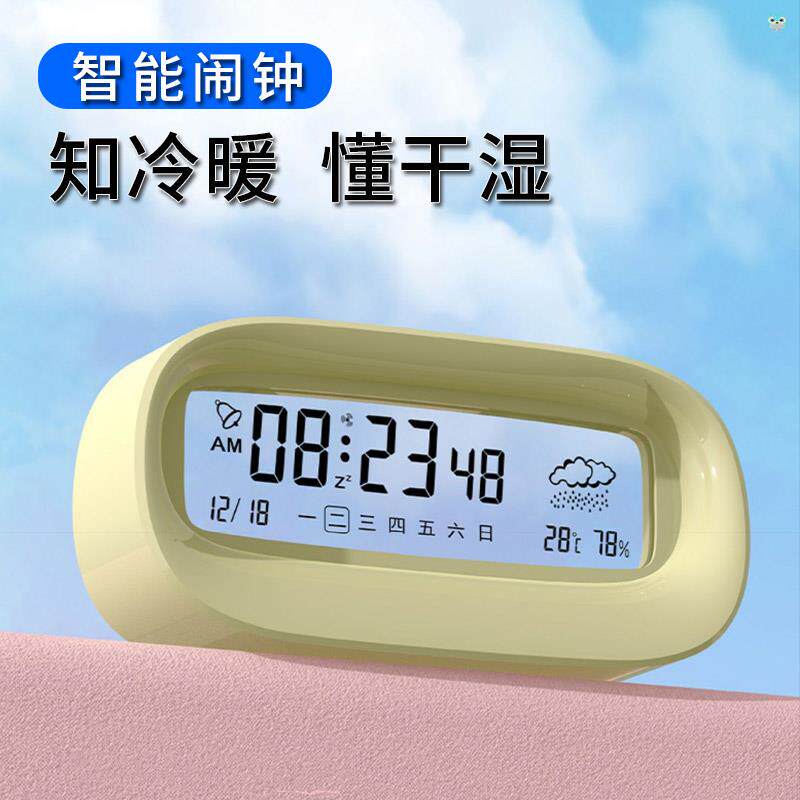 日本品质温度计家用室内精准干温湿度计湿度表高精度创意智能摆