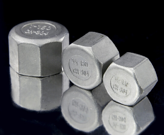 山东加厚不锈钢六角管帽