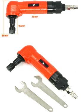 台湾速豹T22R角型气动刻磨机90度弯头砂光风磨笔光机打磨机6mm