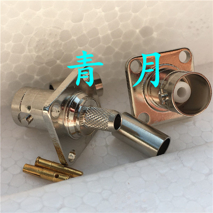 射频头母同轴馈线接小法