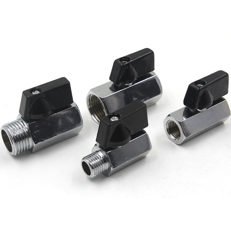 全铜电镀分迷你小球阀内