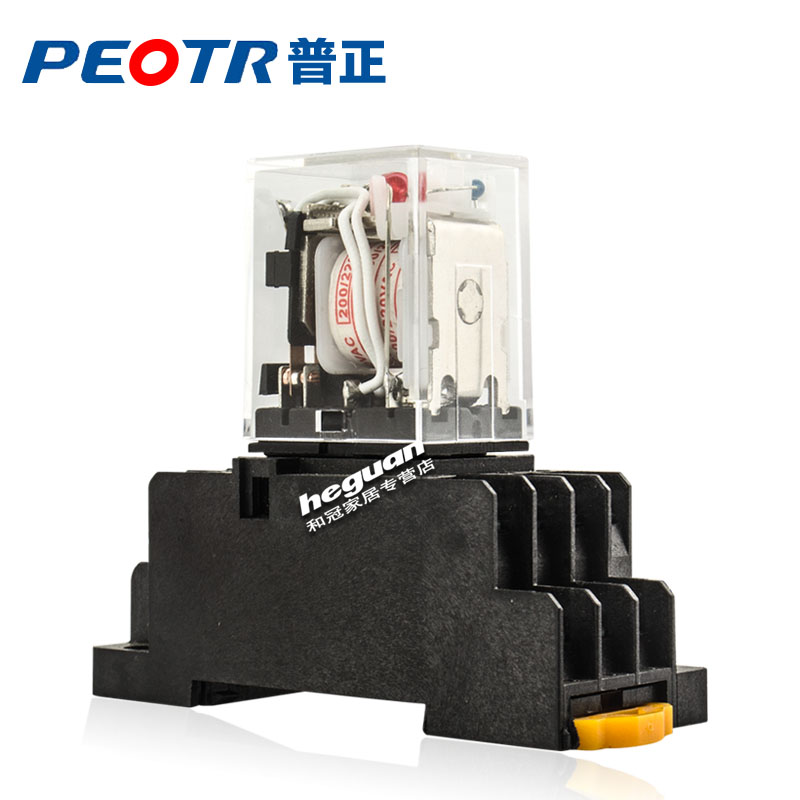 MY2NJ HH54P 52P LY2NJ MY4NJ小型中间JQX13F继电器220V交流DC24V