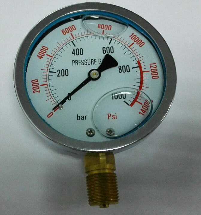 径向双刻度大量程高压耐