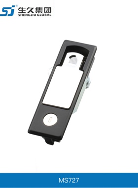 上海生久柜锁SJ  shengjiu 配电柜柜锁 平面锁 MS727搭扣锁