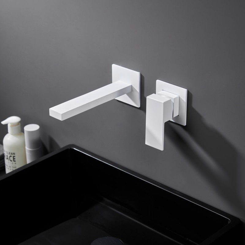 蜂虎鸟白色暗装入墙式水