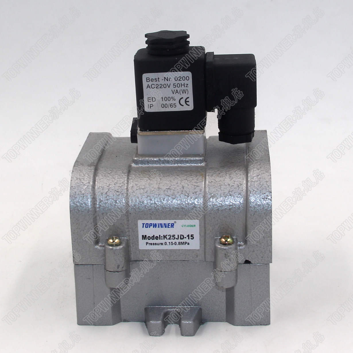 Top老阀二位五通截止阀 换向阀K25JD-6 8 10 15 20 25 阔型电磁阀