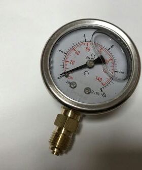 10bar 耐震压力表140psi Φ50～58mm 立式 螺纹G1/4bsp 雷派 径向