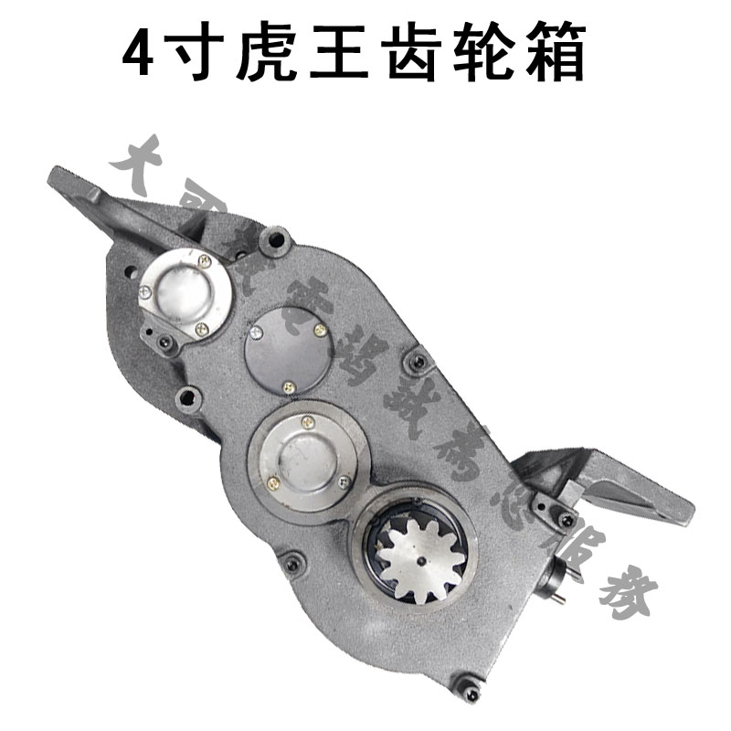 100型4寸虎王电动套丝机电机变速齿轮箱 含油泵 优质铸件全新耐用