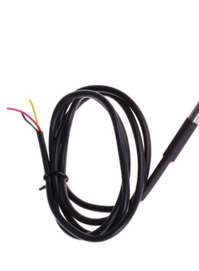 LM35DZ温度传感器探头屏蔽线抗干扰不锈钢封装环境温度防水线1米