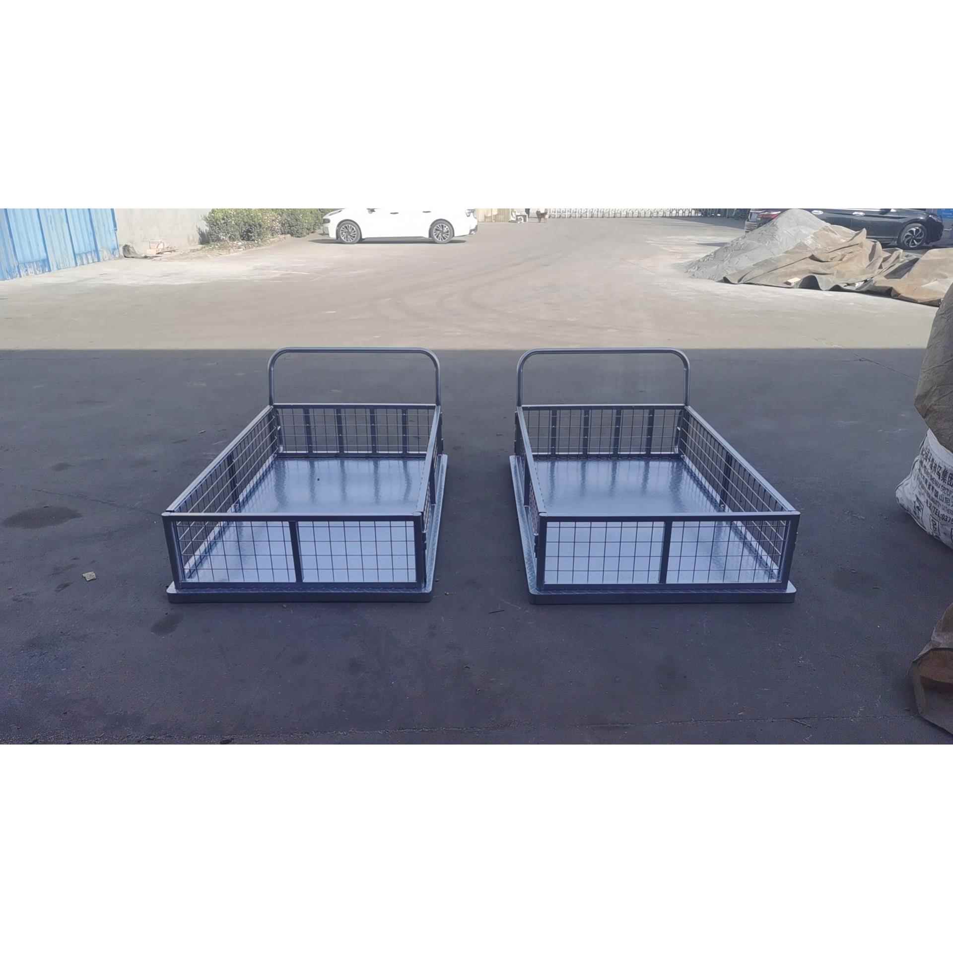 平板车家用拉货车小推车搬运工具定制定做异型手推车搬运车铁板车