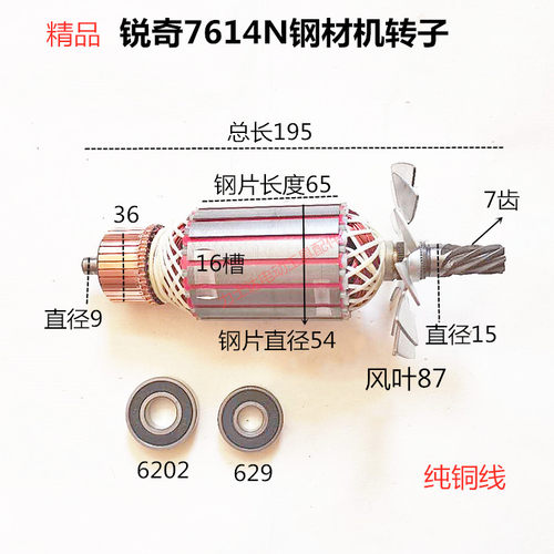 适用于锐奇钢材机转子型