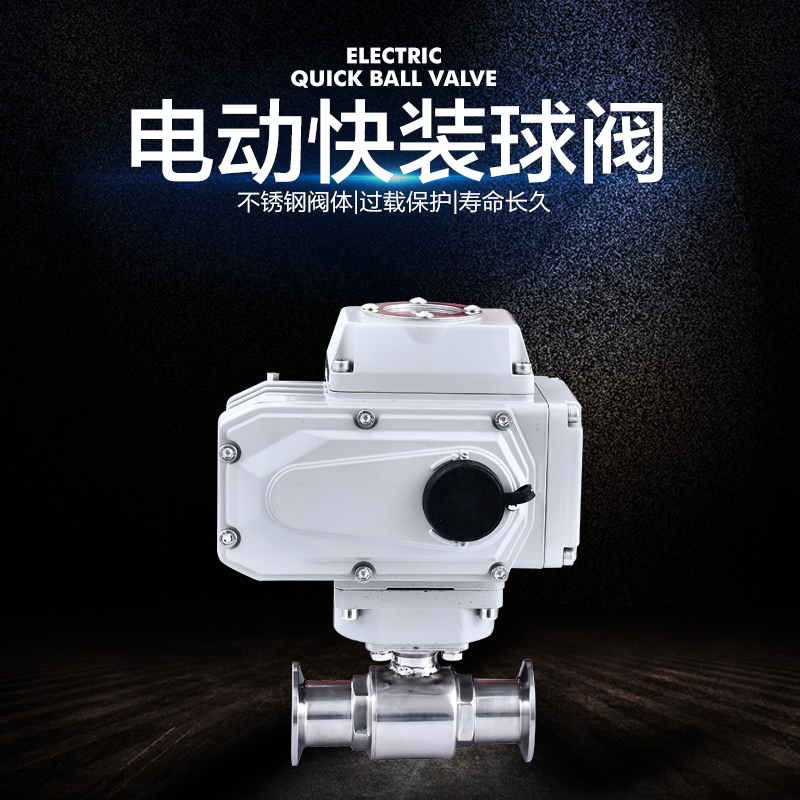 不锈钢卫生级快装电动球