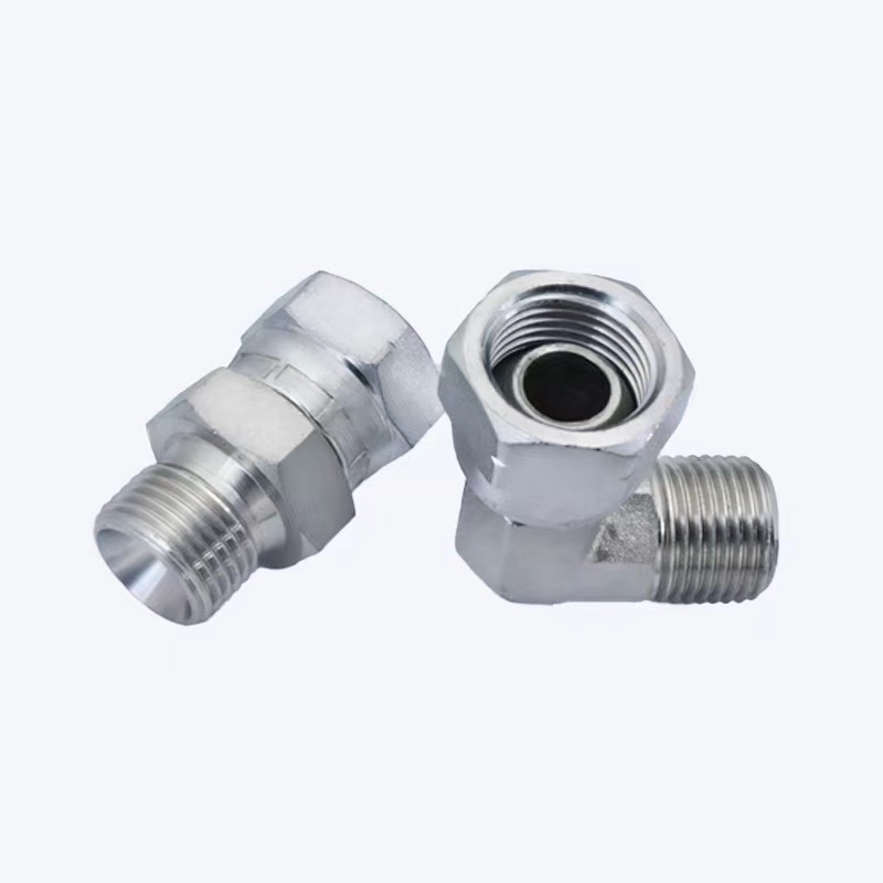 2B/2B9活接头永华标准英管G直螺纹60度锥直通液压油管接头1/2 3/8