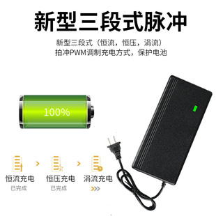 小海豚电动滑板车载充电器24v通用迷你电动车锂电池冲电线36V专配